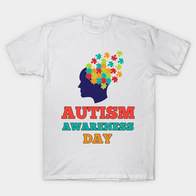 autism awareness day T-Shirt by  Memosh Everything 